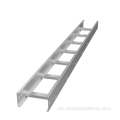 Escalera perforada de aleación de aluminio tipo bandeja para cables